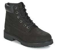 Timberland 6 In Premium Boot 12907 Unisex Nubuck Kids Black trekking shoes Size: 6.5 UK