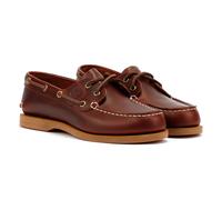 Timberland Classic 2 Eye Leather Women's Burgundy Boat Shoes UK 7