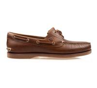 Classic Boat 2 Eye Leather Men's Shoes - Medium Brown / UK 7 | US 7.5 Men | EU 41 / Wide