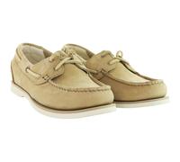 Timberland Classic Womens Beige Boat Shoes Leather - Size UK 4