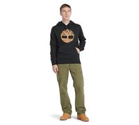 Timberland Kennebec River Tree Logo Overhead Hoodie - Black, Black, Size 2Xl, Men Black