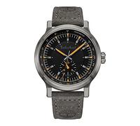 Timberland Driscoll TDWGF2231003 Men's Multifunction Watch with Leather Strap - Case Diameter: 46 mm, Black, Modern