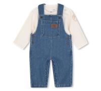 Timberland - Dungaree And T-shirt Set - Stone Wash - Boy - 3 Months