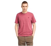 Timberland Dunstan River Garment Dye Short Sleeve Tee Dark Red size M | Basic T-Shirts Outlet | Men | Red M