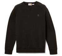 Timberland Exeter River Brushed Back Men's Crew Neck Sweatshirt, TB0A2BNK (IT, Text, 3XL, Regular, Black), Black