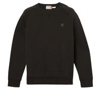 Timberland Exeter River Brushed Back Men's Crew Neck Sweatshirt, TB0A2BNK (IT, Text, 3XL, Regular, Black), Black
