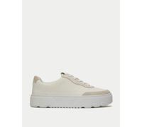 Timberland female Laurel Leather Trainers - 6 - Ivory Mix, Ivory Mix