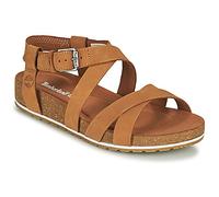 Timberland Malibu Waves Ankle Wide Sandals Brown EU 39 Woman