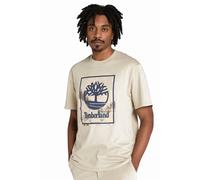 Timberland Front Seasonal Stack Logo Graphic Tee Island Fossil size S | Basic T-Shirts Outlet | Men S