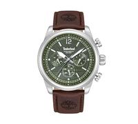 Timberland Henniker II Dark Brown Leather Strap Watch 5ATM