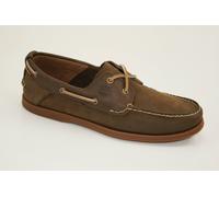 Timberland Heritage 2-Eye Boat Shoes for Men Brown Nubuck Factory Second 6306A