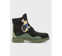 Timberland Heritage 6 Inch Waterproof Boot Black Nubuck Green - 8.5