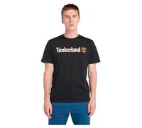 Timberland Men's Linear Logo T-Shirt, Black, L