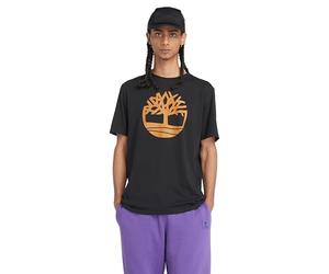 Timberland 'Kennebec River Tree Logo' T-Shirt - Short Sleeved (Black/Wheat Boot) L