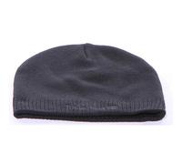 Timberland Knit Logo Beanie Hat for Men, Black, One Size