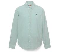Timberland - L/S Seersucker Striped Shirt Regular - Shirt size M, grey