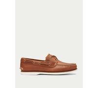 Timberland Leather Classic Boat Shoes Camel Mix