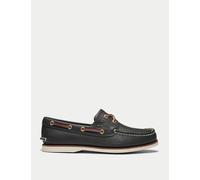 Timberland Leather Classic Boat Shoes Charcoal