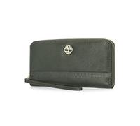 Timberland Women's Leather RFID Zip Around Wallet Clutch with Wristlet Strap, Grape Leaf, One Size