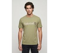 Timberland Kennebec River Linear Logo Short Sleeve T-shirt Yellow L Men