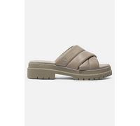 Timberland London Vibe Leather Mules Dove Grey