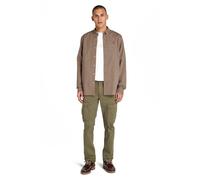 Timberland Long Sleeve Stretch Poplin Shirt Chocolate Chip size S | Formal Shirts Outlet | Men | Brown S
