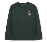 Timberland - Long-sleeved Jersey T-shirt - Dark Green - Boy - 16 Years