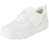 Timberland Low Lace Up Trainers, Laurel Court White Full Grain, 6.5
