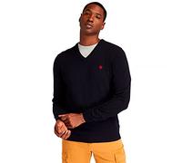 Timberland Men's Ls Cohas Brook Merino V Neck Sweater Reg Dark Sapphire Polo, L