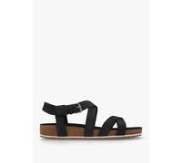TIMBERLAND Malibu Waves Black Nubuck Leather Backstrap Sandals Colour: