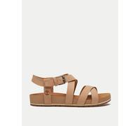 Timberland Malibu Waves Leather Gladiator Sandals Beige