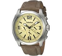 Timberland Men Analog Quartz Watch with Leather Strap TBL.14366JS/07