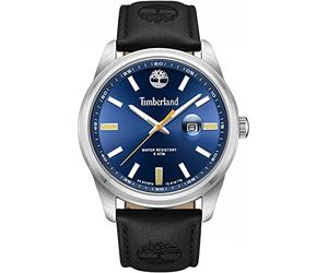 Timberland Men Analog Quartz Watch with Leather Strap TDWGB0010802