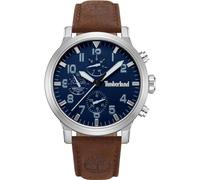 Timberland Men Analog Quartz Watch with Leather Strap TDWGF0040702