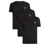 Timberland Men's 3 Pack Dunstan River Slim T-Shirts, Black