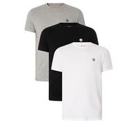 Timberland Men's 3 x Pack tee, Multi-Coloured T-Shirt, Multicoloured, L