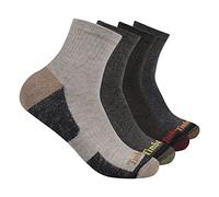 Timberland Men's 4 Pack Comfort Low Quarter Socks