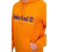 TIMBERLAND Men's Ls 50th Anniversary Est. 1973 Hoodie Bb Dark Cheddar Wb Sweatshirt, M