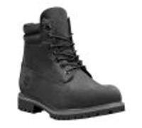 Timberland Men's 6 inch water resistant basic boots, Black Nubuck, 9.5 UK