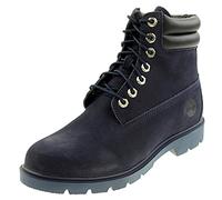 Timberland Men's 6 Inch WR Basic Fashion Boots, Black Nubuck, 10.5 UK
