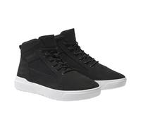 Timberland Men's Allston Mid Sneaker, Black Nubuck, 6.5 UK