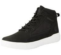 Timberland Men's Allston Mid Sneaker, Black Nubuck, 9 UK