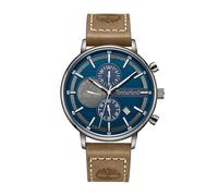 Timberland Men's Analog Quartz Watch with Leather Strap TDWGF2182901