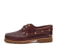 Timberland Men's Authentic 3 Eye Classic Lug Shoe Burgundy Full Grain