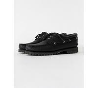 Timberland Authentic 3-Eye Lug Handsewn Boat Shoe - Black - Mens 9