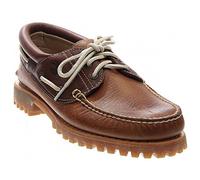Timberland Mens Authentics 3 Eye Classic Lug Leather Medium Brown Shoes 7 UK