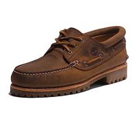 Timberland Mens Authentics 3 Eye Classic Lug Leather Medium Brown Shoes 7 UK