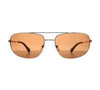 Timberland Men's Aviator Gold Brown Polarized TB00045 Timberland Gold One Size