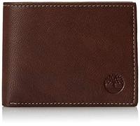 Timberland Men's Blix Slimfold Leather Wallet Billfold, Brown, One Size