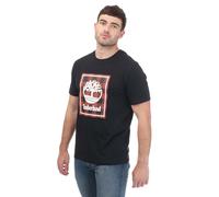 Timberland Mens Buffalo T-Shirt in Black Cotton - Size Small